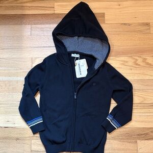 Mayoral Dark Blue Kids Zip-Up Hoodie